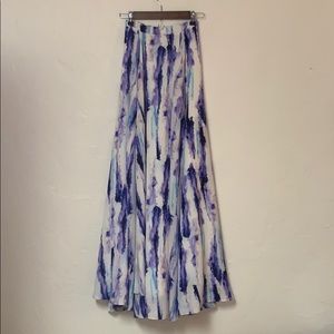 Lulus High Waist Maxi Skirt w/ Split